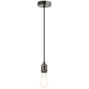 Rabalux - Lampe à suspension Fixy métal noir Ø10cm