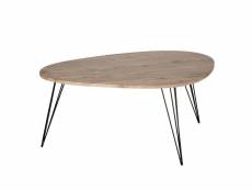 Table basse design neile - l. 97 x h. 50 cm - noir