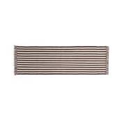 Tapis en laine blanc 200x60 cm Stripes and stripes
