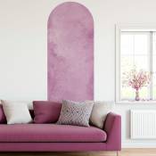 Ambiance-sticker - Papier peint intissé pré-encollé fresques géants - arche rose aquarelle - adhésif décorative - 185x60cm - multicolore