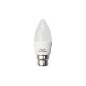 Ampoule B22 LED 6W 220V C37 180° - Unité / Blanc