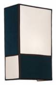 Applique Radieuse / H 36 cm - Velours / Non électrifiée - Maison Sarah Lavoine bleu en tissu