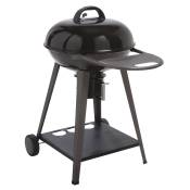 Barbecue au charbon de bois en acier noir