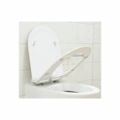 Bernstein - Couvercle de wc plat Siège de wc à fermeture douce Couvercle de remplacement U2019
