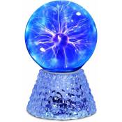 Comely - Boule de Plasma Magique Pheashine Effet Électricité Statique Tactile Lampe Plasma Ball pour Enfants Décoration de Noël 6 inch (lumière bleue)