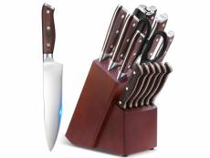 Couteau cuisine,15 psc couteaux et ustensiles de cuisine,