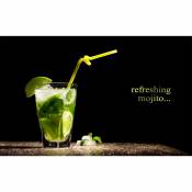 Hxa Deco - Affiche cuisine refereshing mojito, 60x40cm - made in France