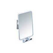 Miroir Anti Buée Quadro, Miroir Cosmétique Vacuum-Loc® fixation sans perçage, repositionnable & amovible sans résidus, Plastique, 8x14x19.5 cm,