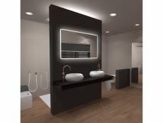 Miroir salle de bain led rectangulaire auto-éclairant 120x70cm - ulysse led 120