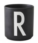 Mug A-Z / Porcelaine - Lettre R - Design Letters noir