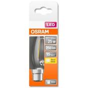 OSRAM Ampoule LED Flamme clair filament 2,5W=25 B22