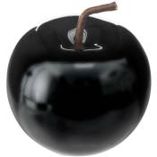 Pomme déco - céramique - D8 - 5 cm Atmosphera créateur d'intérieur - Noir