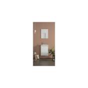 Royo Spain - Pack 45 enjoy meuble 1 porte 45x60x25 cm blanc + plan vasque céramique + miroir - royo