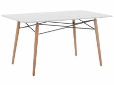 Table blanche 140 x 80 cm biondi 173940