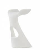 Tabouret de bar Koncord / H 70 cm - Plastique - Slide blanc en plastique