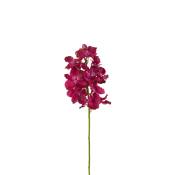 Tige d'orchidée artificielle fuchsia H54