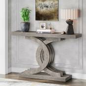 Tribesigns - Console Meuble, Table Console Gris Meuble,