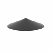 Abat-jour Angle / Pour suspension Collect - Ø 58 cm x H 10 cm - Ferm Living noir en métal