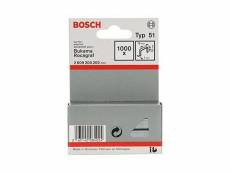 Bosch 2609200202 agrafe ã fil plat de type 51 10 x 1 x 10 mm 1000 piã¨ces 2609200202