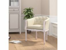 Chaise de qualité de salle à manger tissu - brun - 61 x 63 x 69 cm