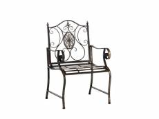 Chaise en fer forgé punjab , bronze