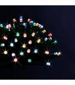 Déco Noël - Guirlande lumineuse solaire 50 LED, 5