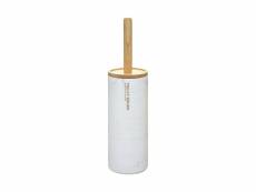 Five - brosse wc en bambou et polyrésine lea