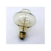 Greensensation - Lot de 3 ampoules vintage à filament en spirale bulb Edison E27 BR85