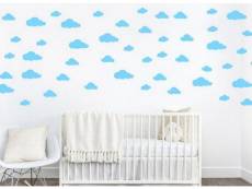 Homemania sticker cloud - bleu -35 x 0,15 x 20 cm