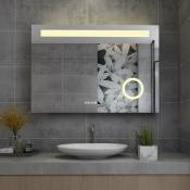 Lisa - Miroir de salle de bain à led 80x60cm anti-buée