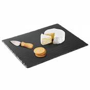 mDesign plateau ardoise – joli plateau de fromage,