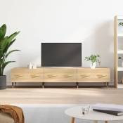 Meuble TV，Banc TV chêne sonoma 150x36x30 cm bois