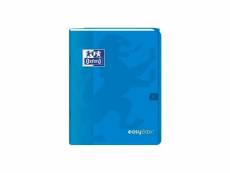 Oxford cahier easybook agrafé - 17 x 22 cm - 96p seyes - 90g - bleu