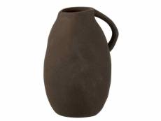 Paris prix - vase design en céramique "cruche" 25cm noir