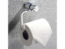 Porte-papier toilette en laiton massif et chrome poli