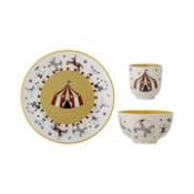 Set vaisselle Cilan / Assiette, bol & tasse - Bloomingville multicolore en céramique