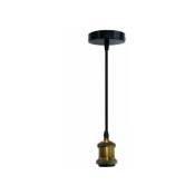 Shining House - Douille suspension Suspension ampoule - fil Électrique pour suspension - Ampoule prise electrique - Suspension à douille dorée