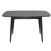 Table à manger extensible rectangulaire en bois noir