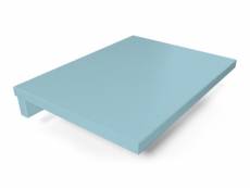 Tablette de chevet suspendue bois bleu pastel 2820-BP