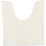 Tendance - tapis contour wc polyester 45X50CM - blanc