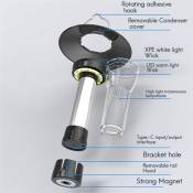 Tlily - Lampe de Camping Lanterne Rechargeable Mini Flash ÉClairage de Camping Mini led D'Urgence