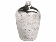 Vase à fleurs argenté 40 cm kachori 330290