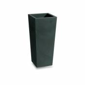 Vase haut carré Genesis Gris tourterelle - 70 cm -
