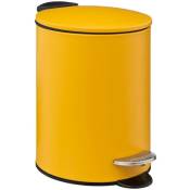5five - poubelle métal soft close 3l colorama jaune