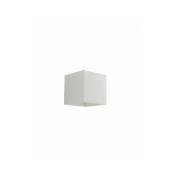 Applique en plâtre Rubik 1 ampoule Plâtre blanc -