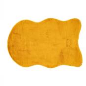 Homemaison - Tapis tendance en fausse fourrure Doré 60x90 cm - Doré