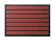Id Mat - Tapis combi absorbant grattant rouge - 40