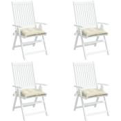 Inlife - Coussins de chaise 50x50x7 cm Tissu 4 pcs