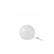 Lampe Dany Taches Rond Verre Blanc Small - L 18,5 x l 18,5 x H 19 cm