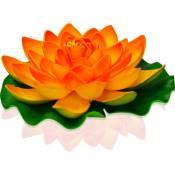 Lanterne Flottante Lotus Orange - Lanterne Fleur de